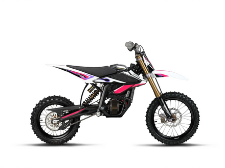 Elektrinis motociklas Surron Hyper Bee rožinis